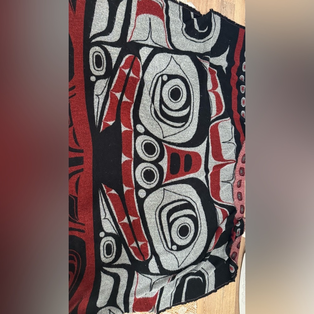 Native Northwest Large Bear Art Blanket – 80” x 64”